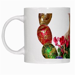 Easter Eggs Rabbit Celebration White Mugs