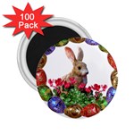 Easter Eggs Rabbit Celebration 2.25  Magnets (100 pack)  Front