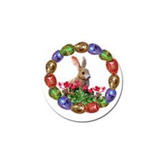 Easter Eggs Rabbit Celebration Golf Ball Marker (10 pack)