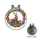 Easter Eggs Rabbit Celebration Hat Clips with Golf Markers Front