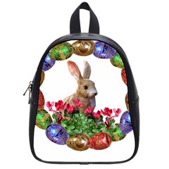 Easter Eggs Rabbit Celebration School Bag (Small)