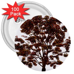 Tree Vector Ornament Color 3  Buttons (100 Pack)  by Sapixe