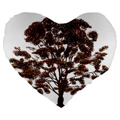 Tree Vector Ornament Color Large 19  Premium Heart Shape Cushions by Sapixe