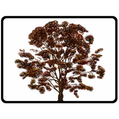 Tree Vector Ornament Color Double Sided Fleece Blanket (large)  by Sapixe