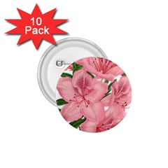 Flower Plant Blossom Bloom Vintage 1 75  Buttons (10 Pack) by Sapixe