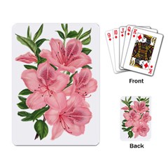 Flower Plant Blossom Bloom Vintage Playing Card by Sapixe