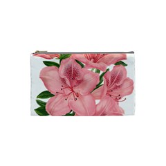 Flower Plant Blossom Bloom Vintage Cosmetic Bag (small)  by Sapixe