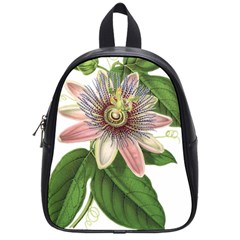 Passion Flower Flower Plant Blossom School Bag (small) by Sapixe