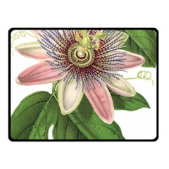 Passion Flower Flower Plant Blossom Fleece Blanket (small) by Sapixe