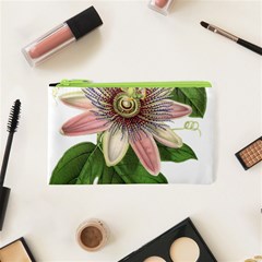 Passion Flower Flower Plant Blossom Cosmetic Bag (xs) by Sapixe