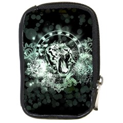 Awesome Tiger In Green And Black Compact Camera Cases by FantasyWorld7