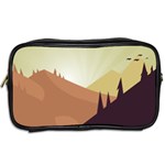 Sky Art Silhouette Panoramic Toiletries Bags 2-Side Back