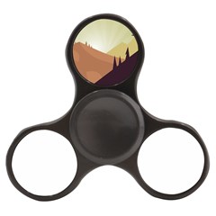 Sky Art Silhouette Panoramic Finger Spinner