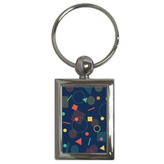 Background Backdrop Geometric Key Chains (rectangle)  by Sapixe