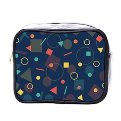 Background Backdrop Geometric Mini Toiletries Bags by Sapixe