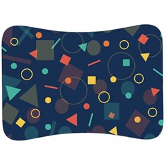 Background Backdrop Geometric Velour Seat Head Rest Cushion