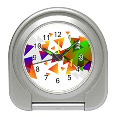 Abstract Pattern Background Design Travel Alarm Clocks by Sapixe