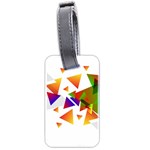 Abstract Pattern Background Design Luggage Tags (Two Sides) Front