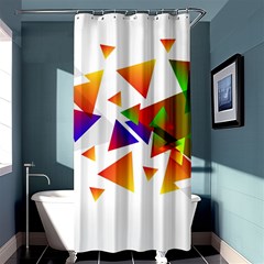 Abstract Pattern Background Design Shower Curtain 36  X 72  (stall)  by Sapixe