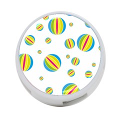 Balloon Ball District Colorful 4-port Usb Hub (one Side) by Sapixe