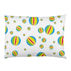 Balloon Ball District Colorful Pillow Case (two Sides) by Sapixe