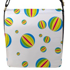 Balloon Ball District Colorful Flap Messenger Bag (s) by Sapixe