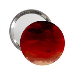 Flaming Skies Ominous Fire Clouds 2 25  Handbag Mirrors by Sapixe