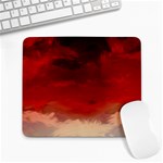 Flaming Skies Ominous Fire Clouds Large Mousepads Front