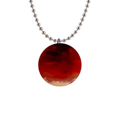 Flaming Skies Ominous Fire Clouds Button Necklaces by Sapixe