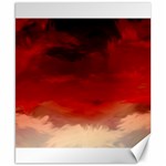 Flaming Skies Ominous Fire Clouds Canvas 8  x 10  8.15 x9.66  Canvas - 1