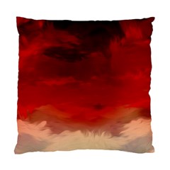 Flaming Skies Ominous Fire Clouds Standard Cushion Case (one Side) by Sapixe