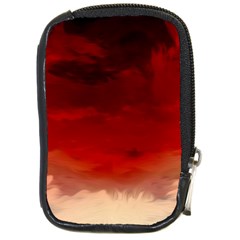 Flaming Skies Ominous Fire Clouds Compact Camera Cases