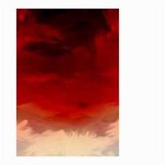 Flaming Skies Ominous Fire Clouds Small Garden Flag (two Sides) by Sapixe