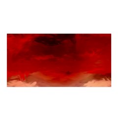 Flaming Skies Ominous Fire Clouds Satin Wrap by Sapixe