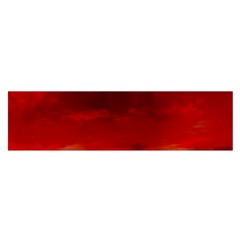 Flaming Skies Ominous Fire Clouds Satin Scarf (oblong) by Sapixe