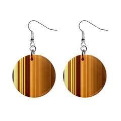 Course Gold Golden Background Mini Button Earrings by Sapixe