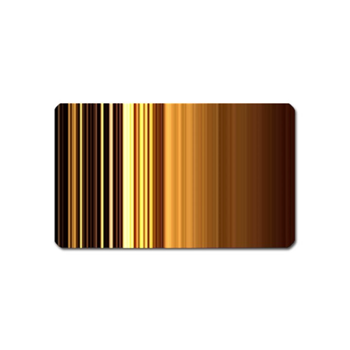 Course Gold Golden Background Magnet (Name Card)