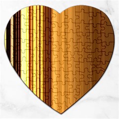 Course Gold Golden Background Jigsaw Puzzle (heart) by Sapixe