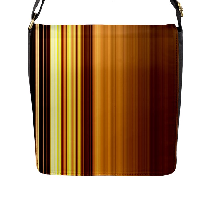 Course Gold Golden Background Flap Messenger Bag (L) 