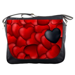 Form Love Pattern Background Messenger Bags by Sapixe