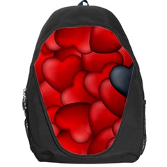 Form Love Pattern Background Backpack Bag by Sapixe