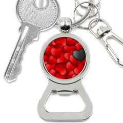 Form Love Pattern Background Bottle Opener Key Chains by Sapixe