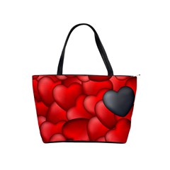 Form Love Pattern Background Shoulder Handbags by Sapixe