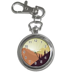 Sky Art Silhouette Panoramic Key Chain Watches by Sapixe