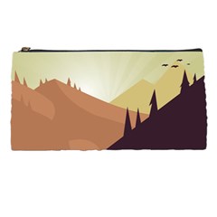 Sky Art Silhouette Panoramic Pencil Cases by Sapixe