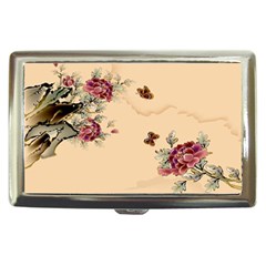 Flower Traditional Chinese Painting Cigarette Money Cases by Sapixe