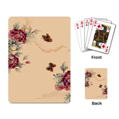 Flower Traditional Chinese Painting Playing Card by Sapixe