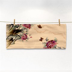 Flower Traditional Chinese Painting Hand Towel by Sapixe