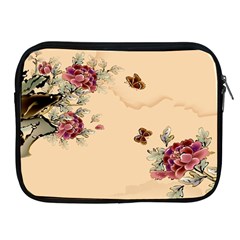 Flower Traditional Chinese Painting Apple Ipad 2/3/4 Zipper Cases by Sapixe