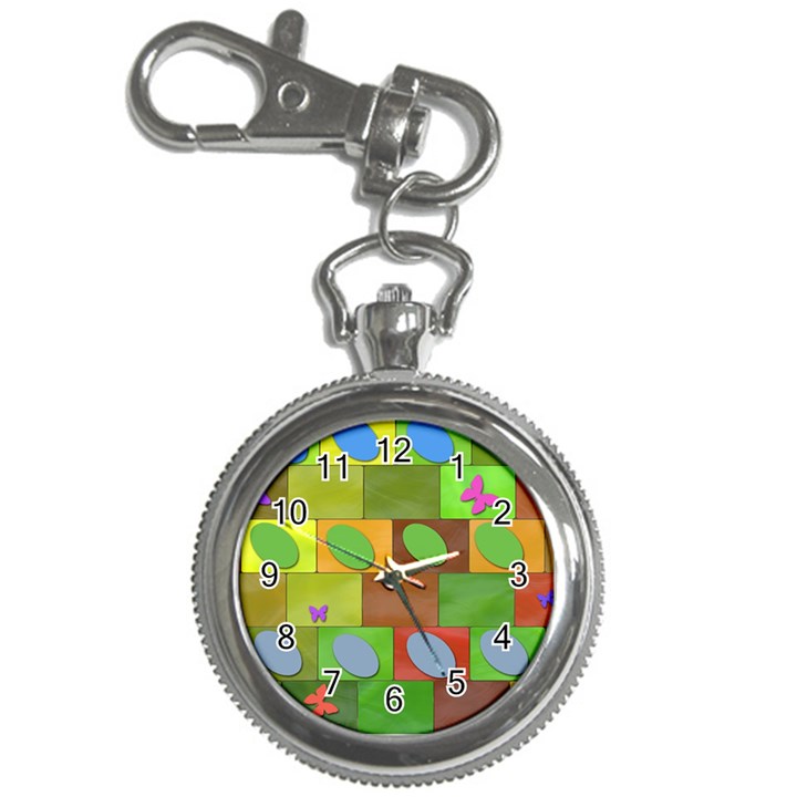 Easter Egg Happy Easter Colorful Key Chain Watches